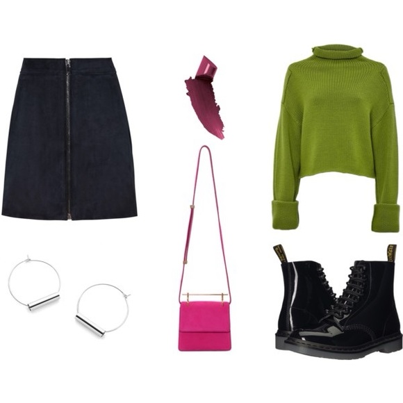 Dr. Martens 1460 WOMEN'S PATENT LEATHER LACE UP BOOTS - Picture 8 of 8